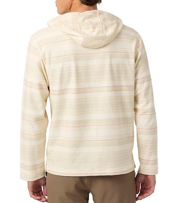 O'Neill Bavaro Striped Long Sleeve French Terry Hooded Pullover Product Image