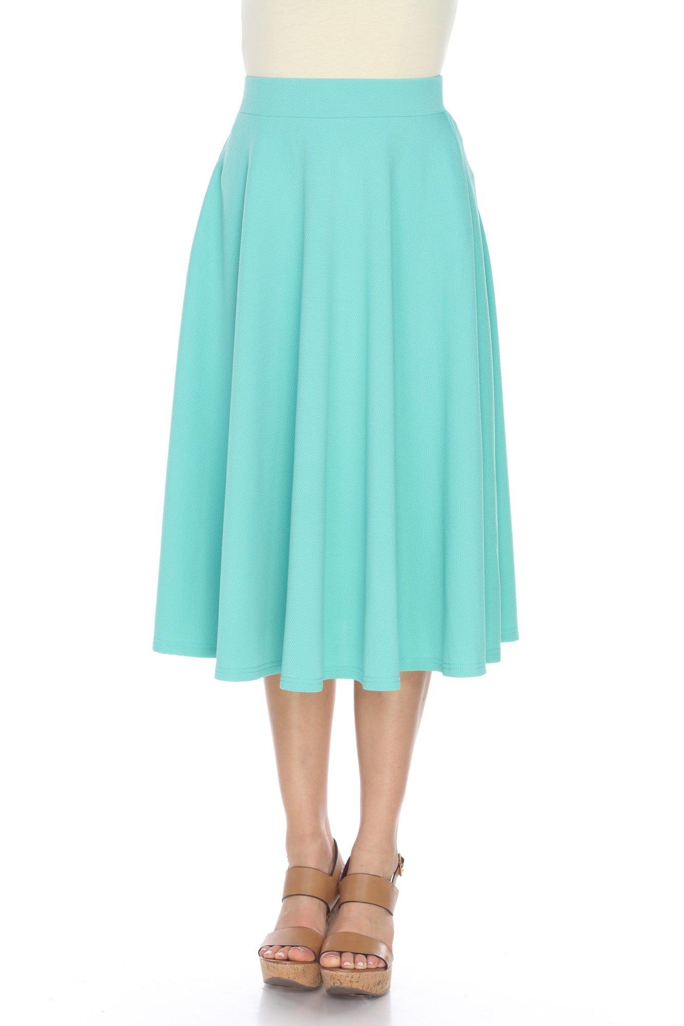 Tasmin Flare Midi Skirts Product Image
