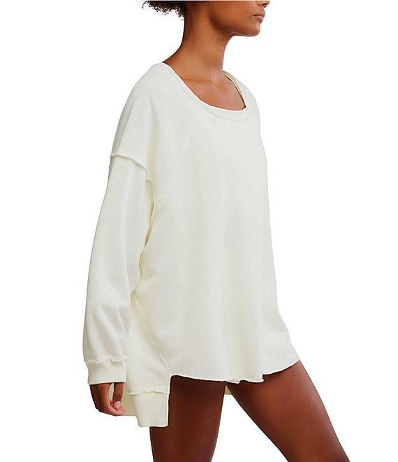 FP Movement One To Beat Boat Neck Long Sleeve Pullover Product Image