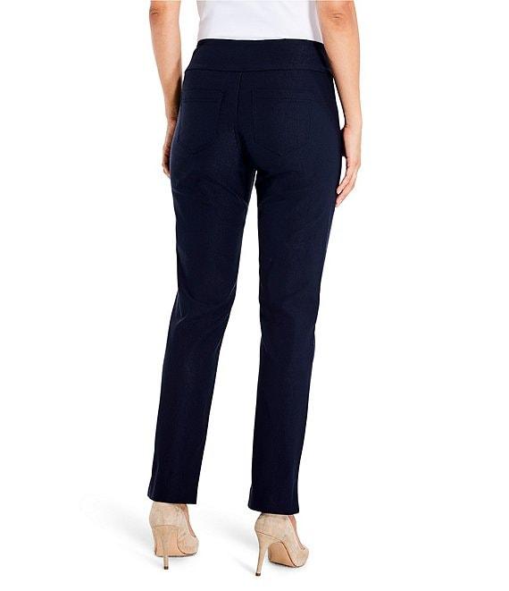 NIC + ZOE Wonderstretch Woven Straight Leg Pull-On Pants Product Image