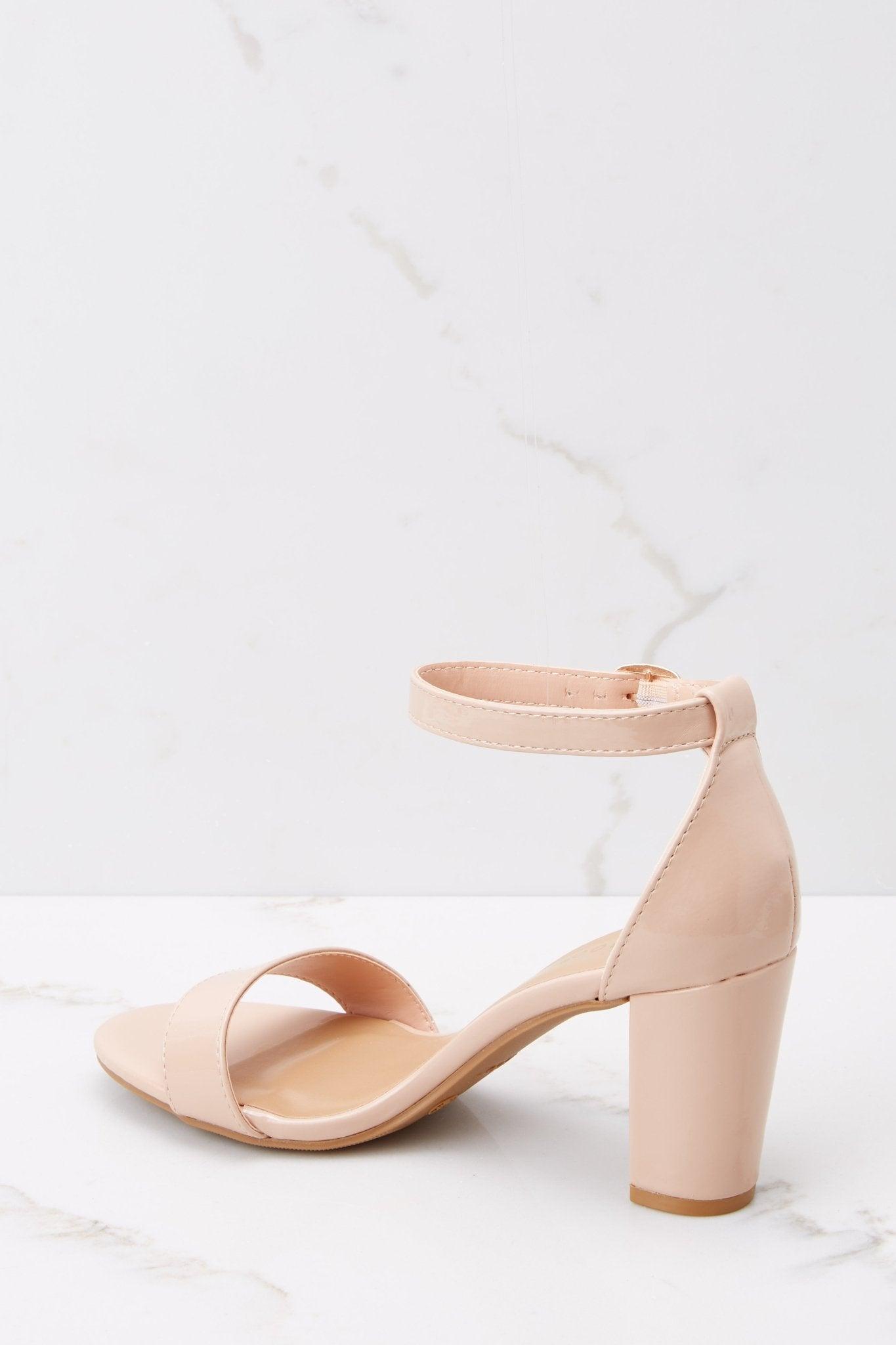 Forever Darling Nude Patent Heels Product Image