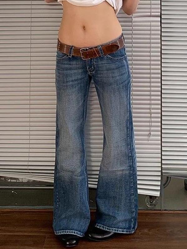 Vintage High Street Flare Jeans Product Image