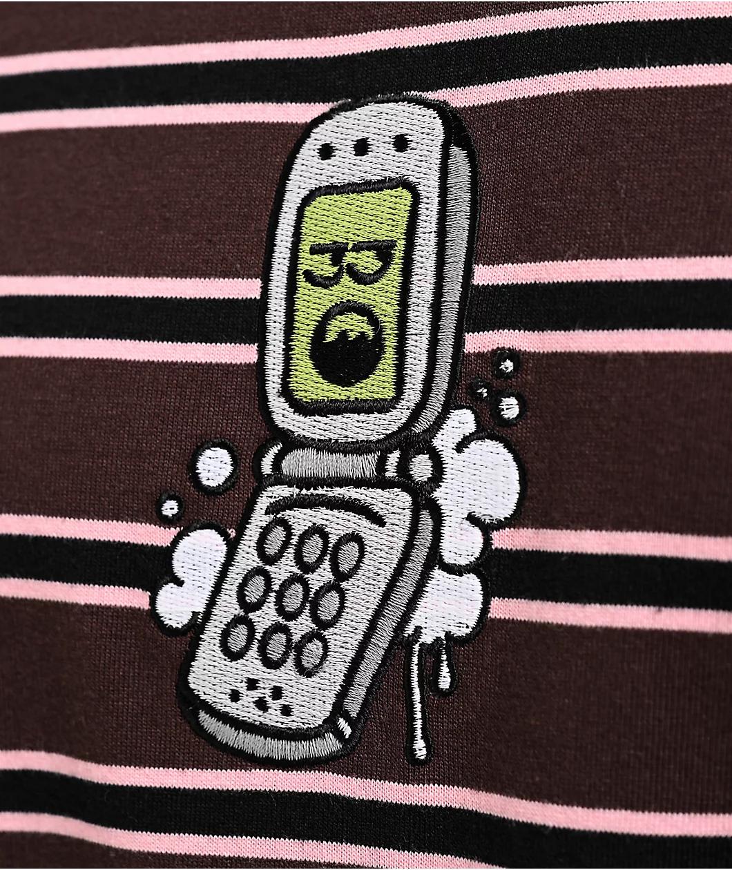 Empyre Too Tired Stripe Java Knit T-Shirt Product Image