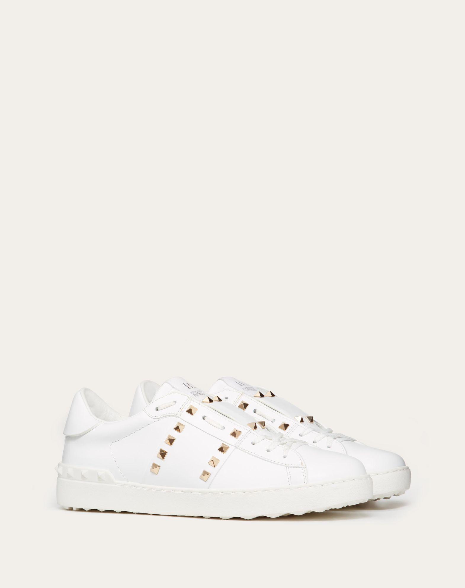 CALFSKIN ROCKSTUD UNTITLED SNEAKER Product Image