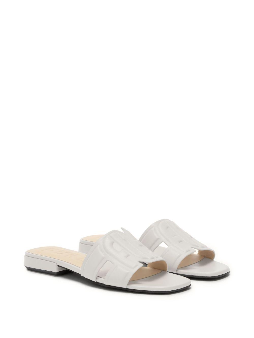 embossed logo sandals  Product Image