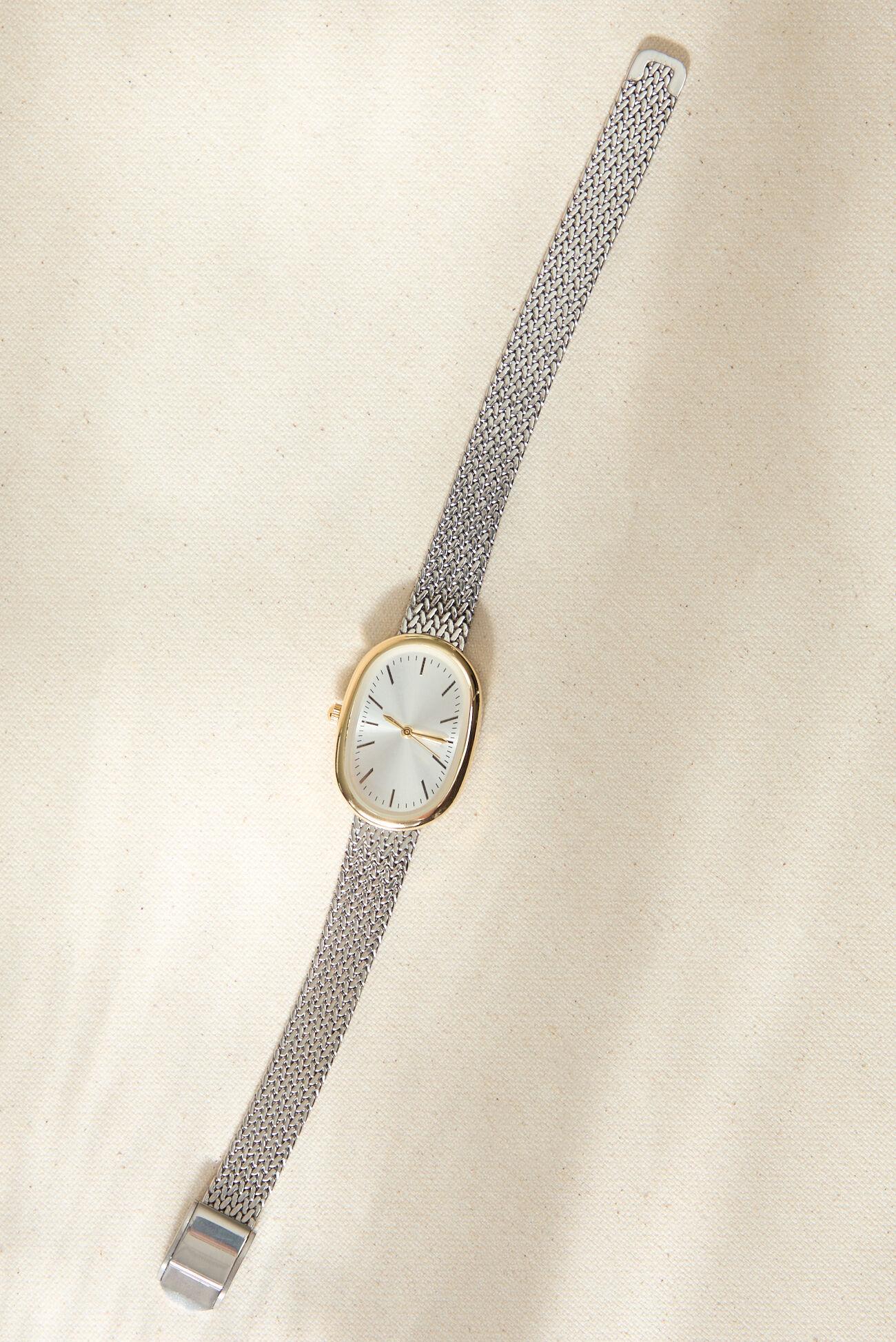 Mixed Metal Oval Watch Product Image