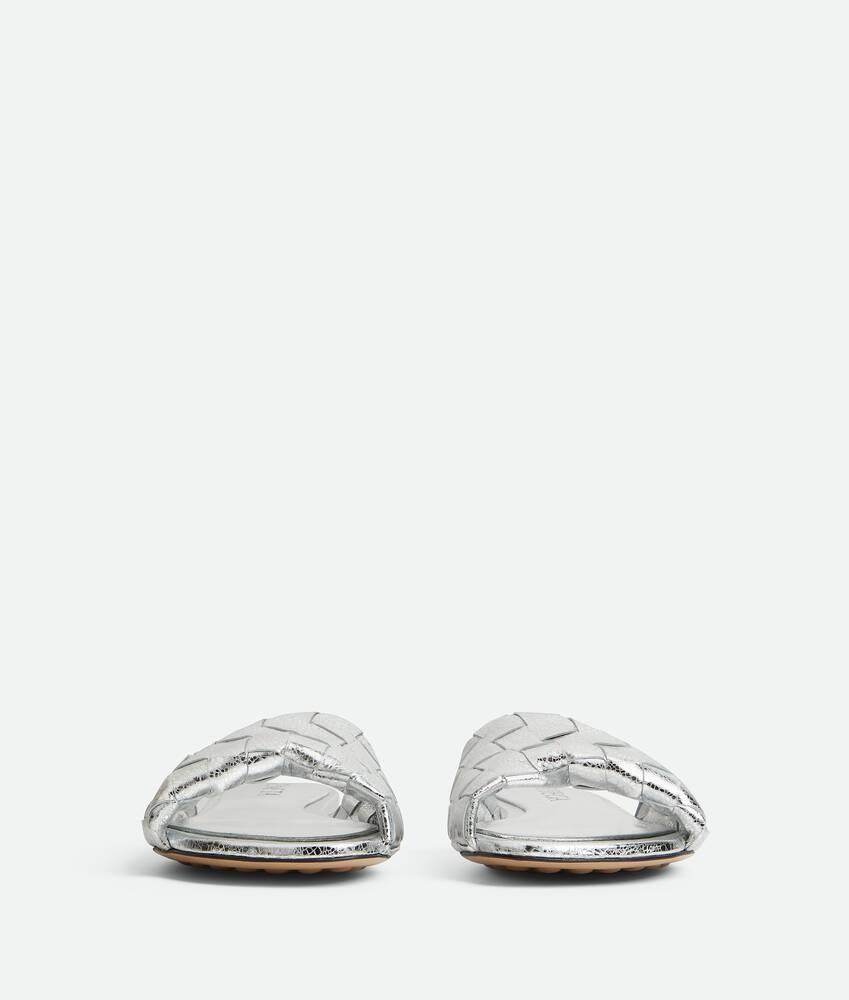 Women's Blink Flat Mule in Silver Product Image