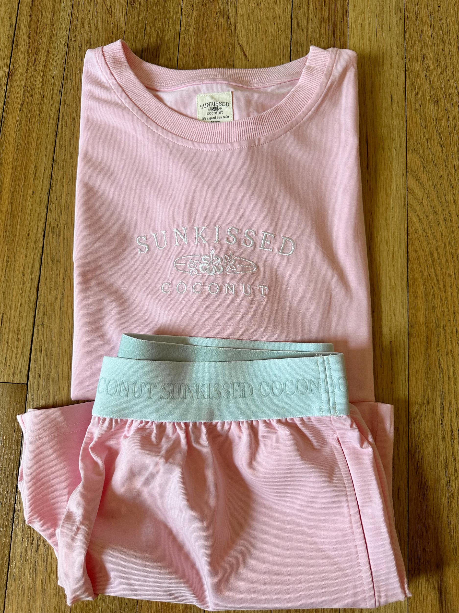 Blair Pink Basic Watercolor Shorts Product Image
