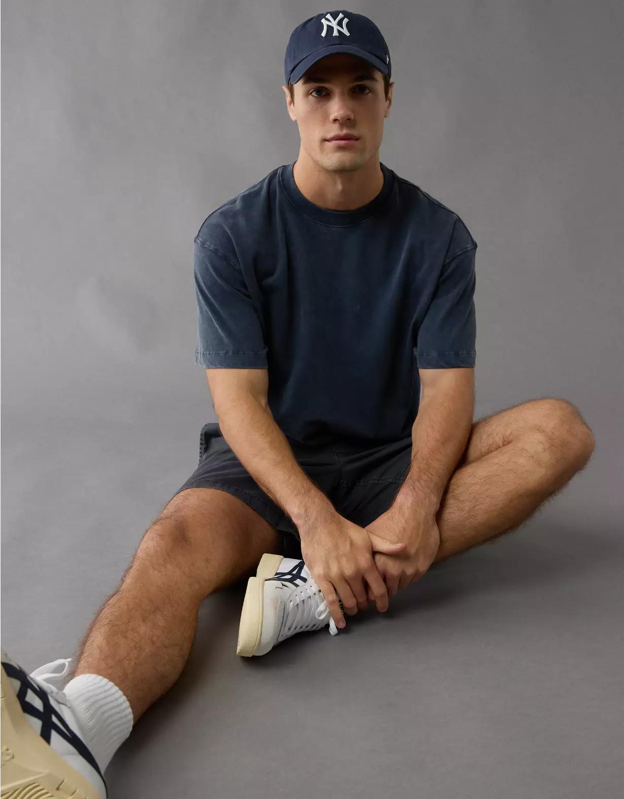 AE Boxy Sueded Jersey T-Shirt Product Image