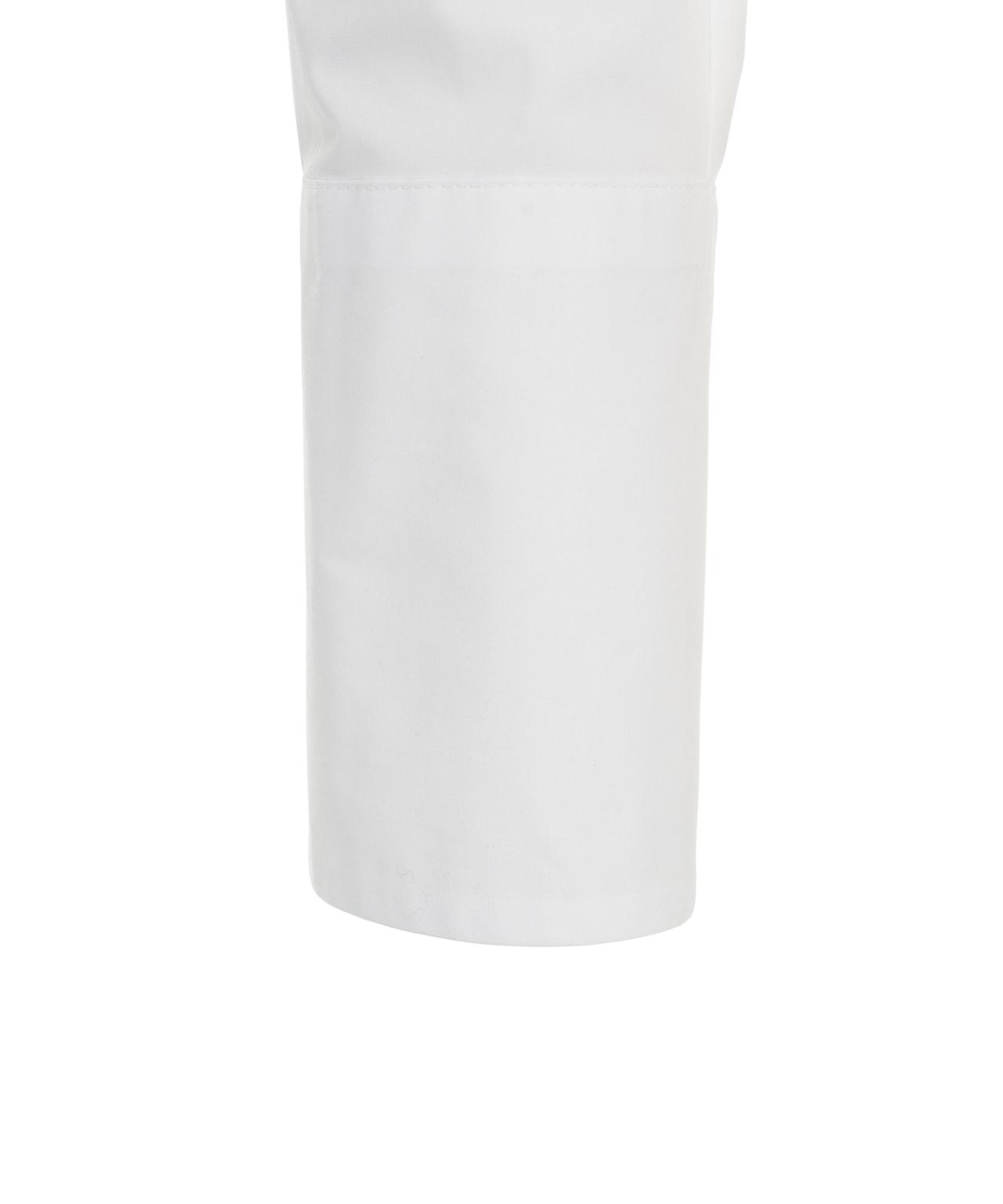 Wrap blouse with logo charm Product Image