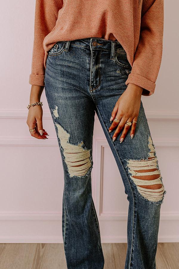 Judy Blue The Athena High Waist Distressed Flare Product Image