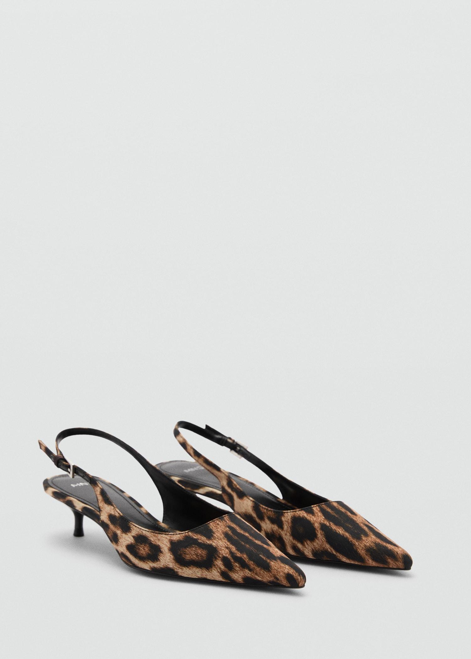 Leopard-print heeled shoes - Women | MANGO USA Product Image