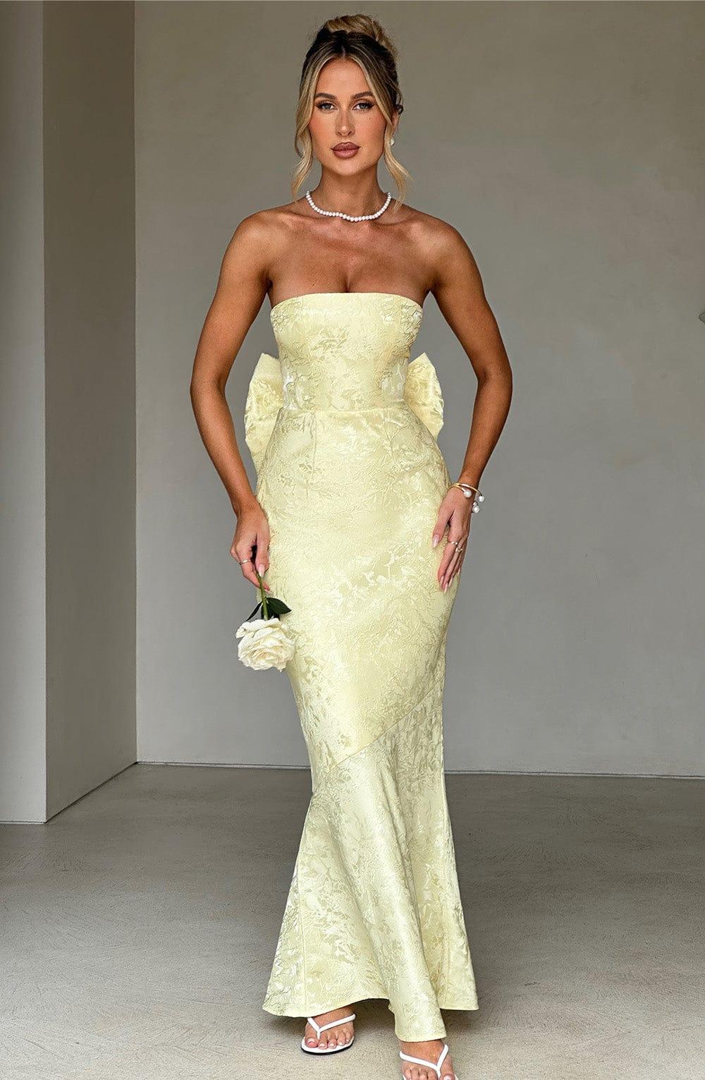 Felicity Maxi Dress - Lemon Product Image