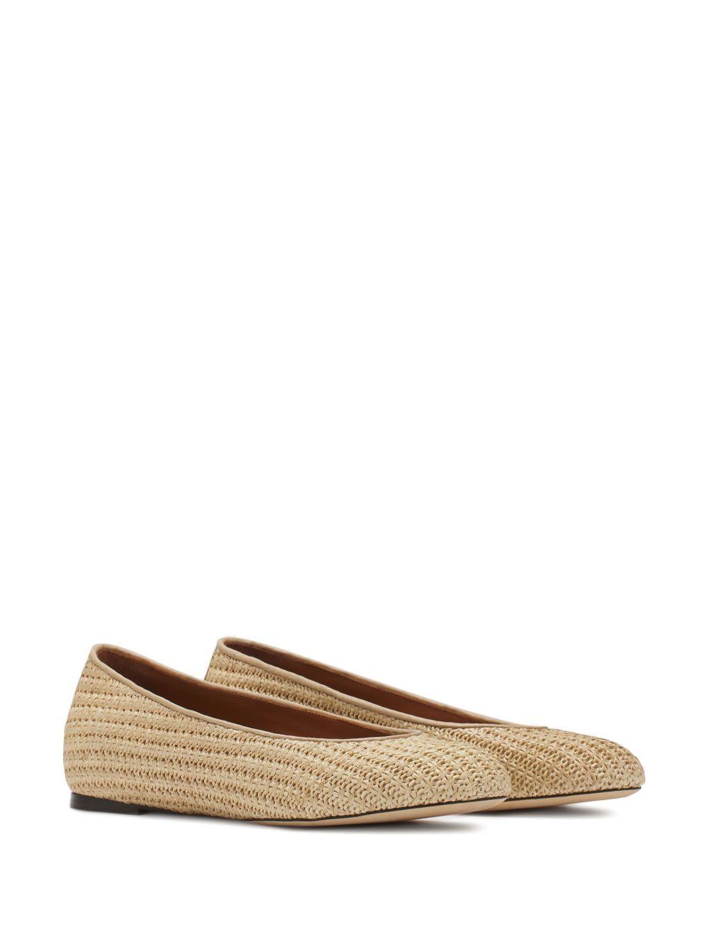 raffia ballet flats Product Image