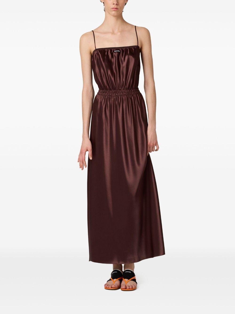 satin maxi dress Product Image