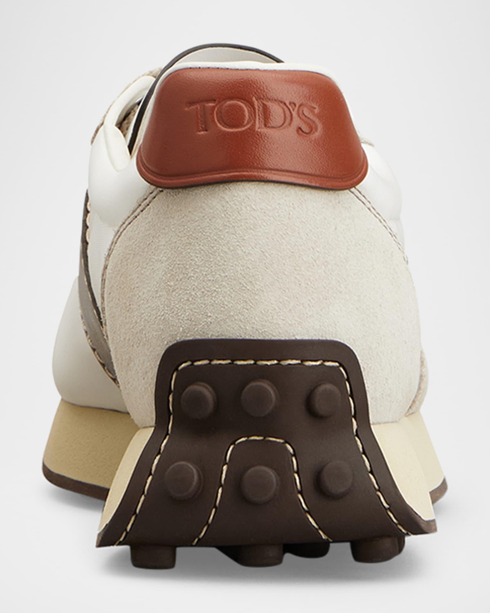 Sportivo Mixed Leather Trainer Sneakers Product Image