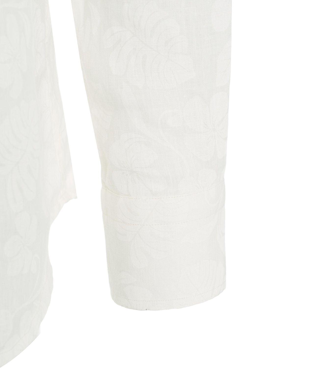 Linen shirt with floral pattern Product Image