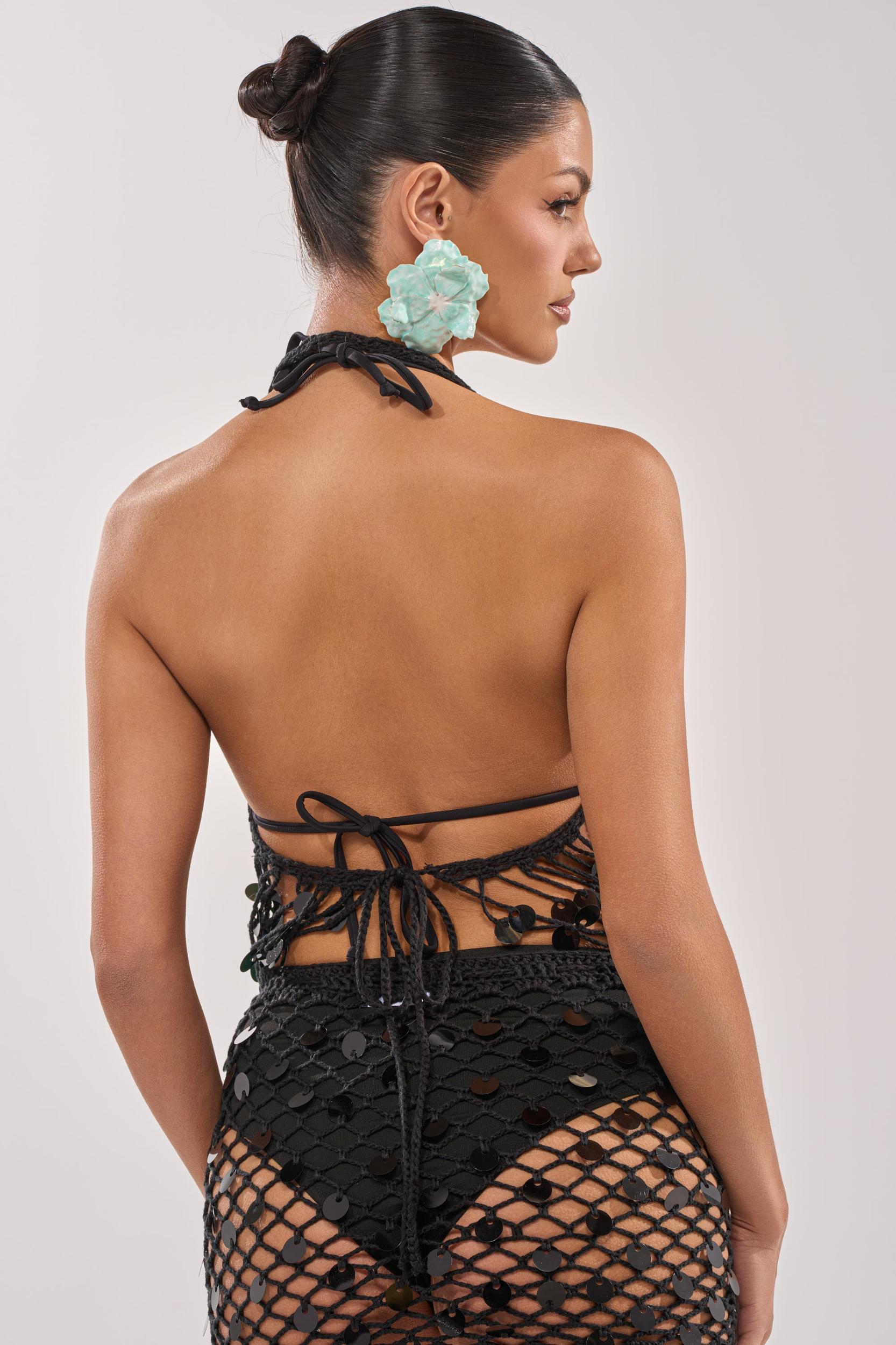 DAYTIME VIBES CROCHET BLOUSE Product Image