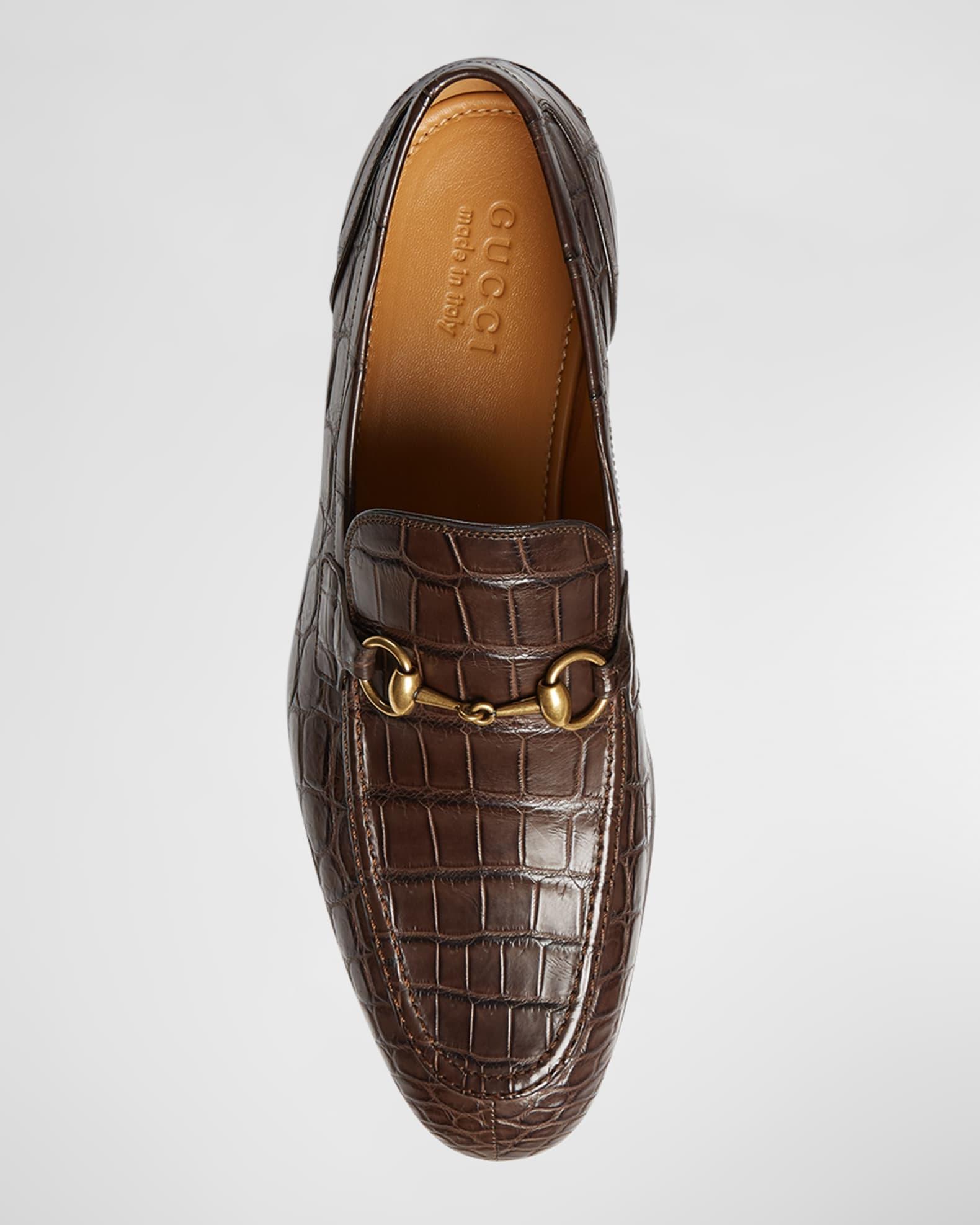 Men's Jordaan Crocodile Loafers Product Image