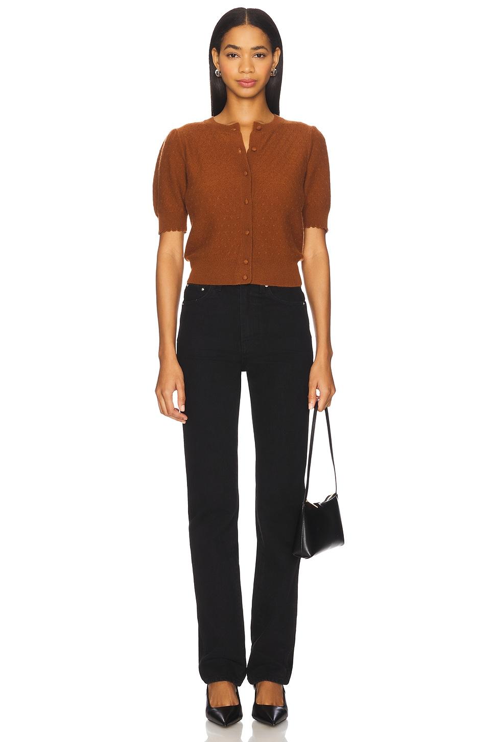 The Cashmere Pointelle Cardi FRAME Product Image