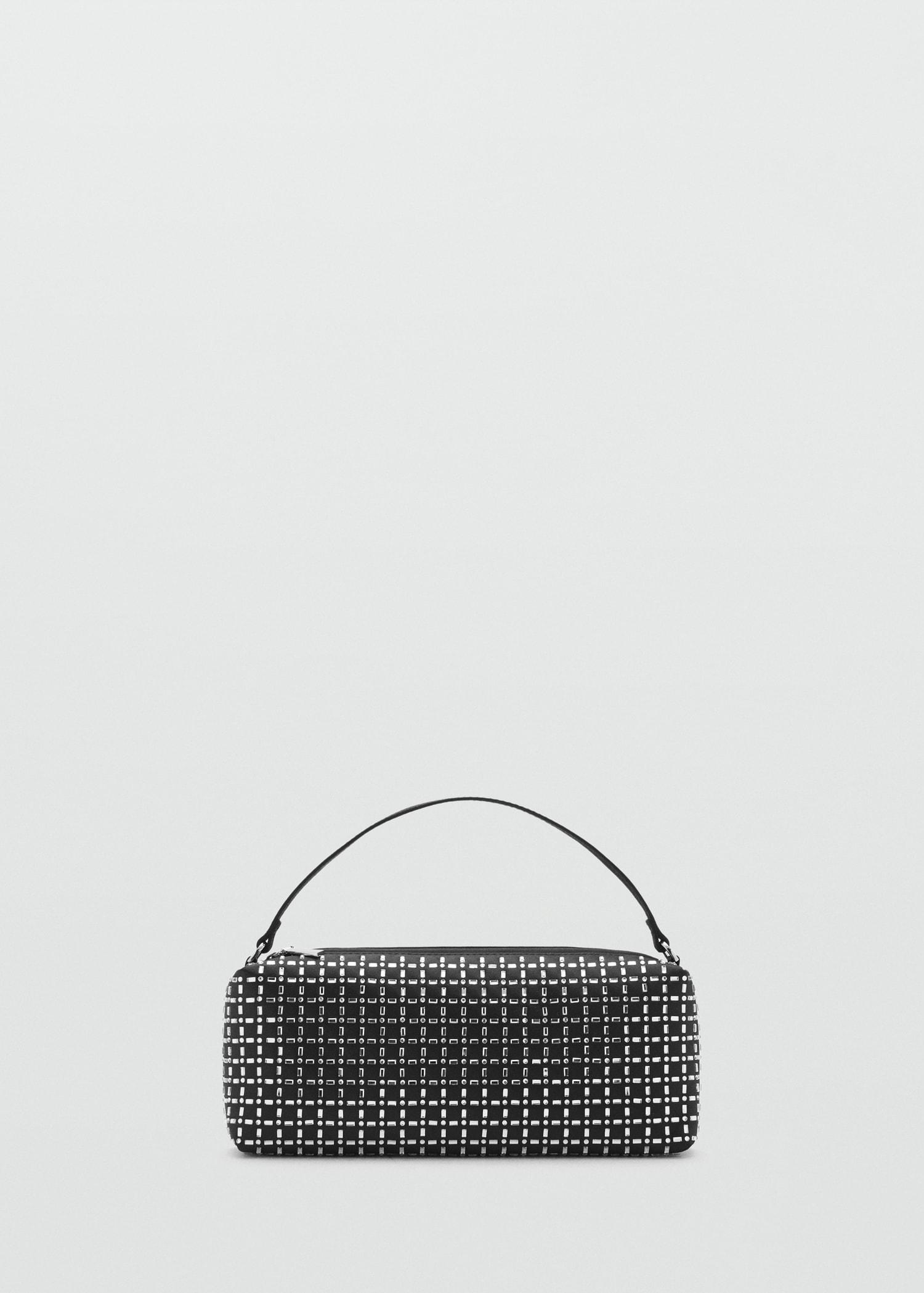 Mini bag with crystal appliqué - Women | MANGO USA Product Image