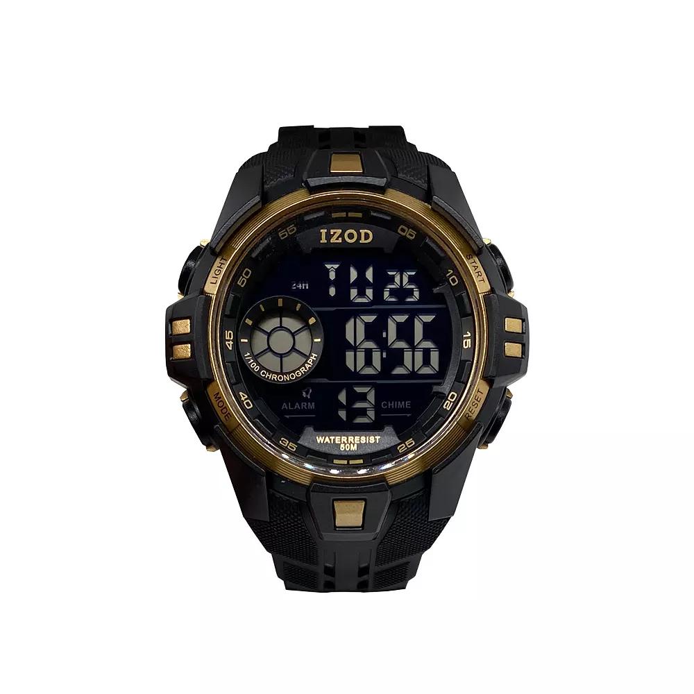IZOD Men's Black Digital Watch - IZO7064KL Product Image