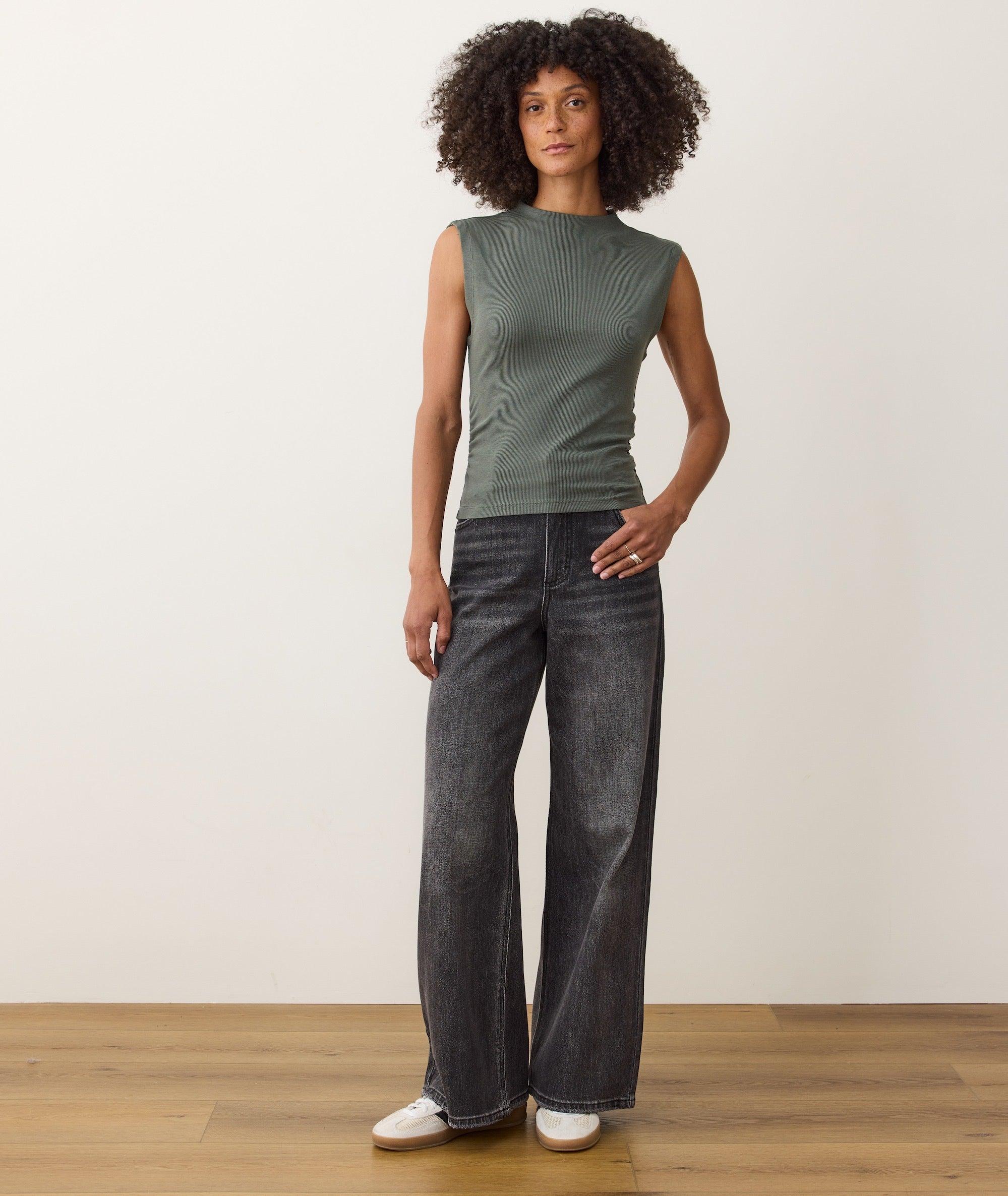 Lexi Rib Sun-In Mockneck Top Product Image