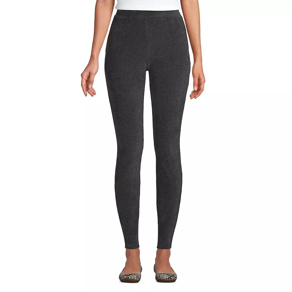 Women's Lands' End Sport High-Rise Corduroy Leggings,  Product Image