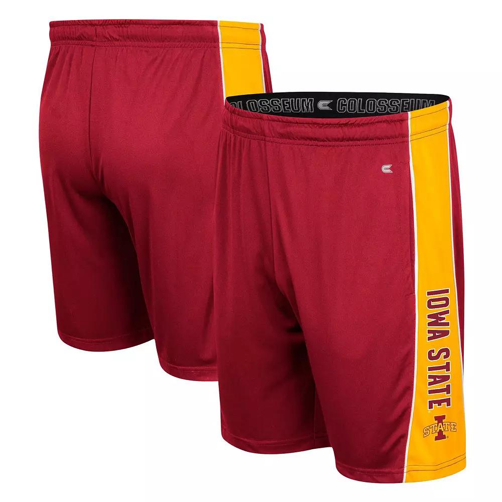 Men's Colosseum Cardinal Iowa State Cyclones Panel Shorts,  Product Image