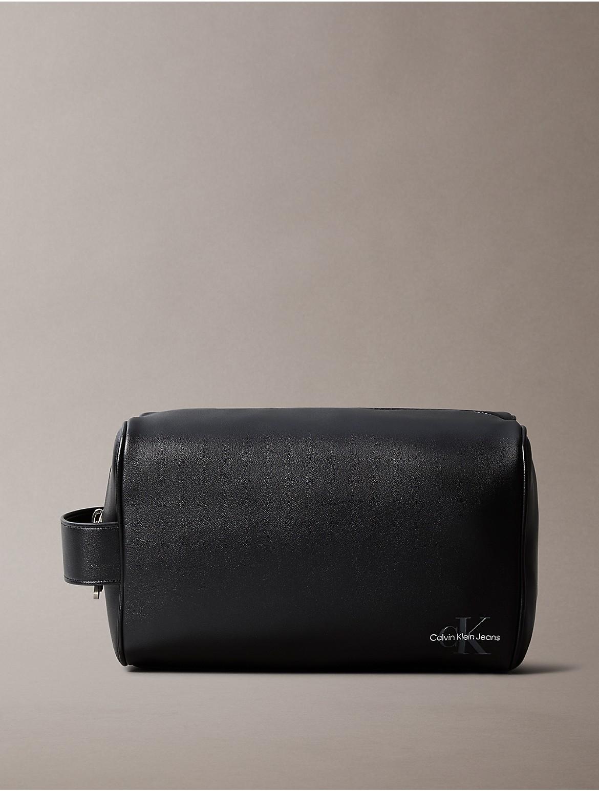 Calvin Klein Mens Monologo Dopp Kit - Black Product Image