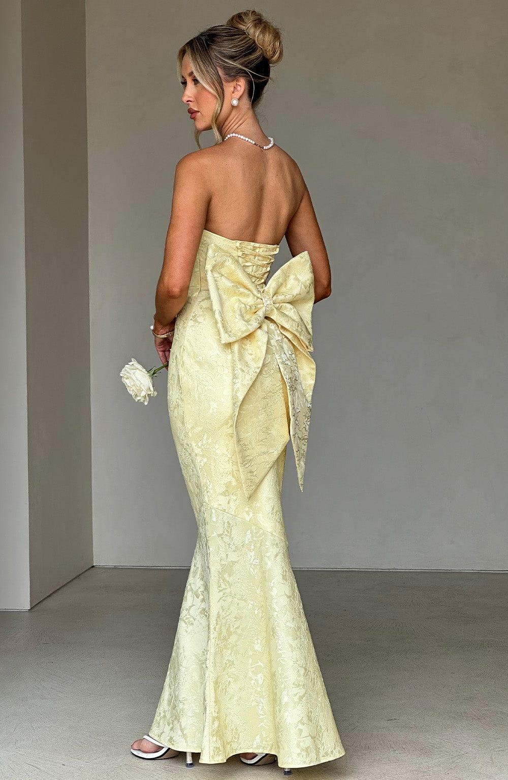 Felicity Maxi Dress - Lemon Product Image