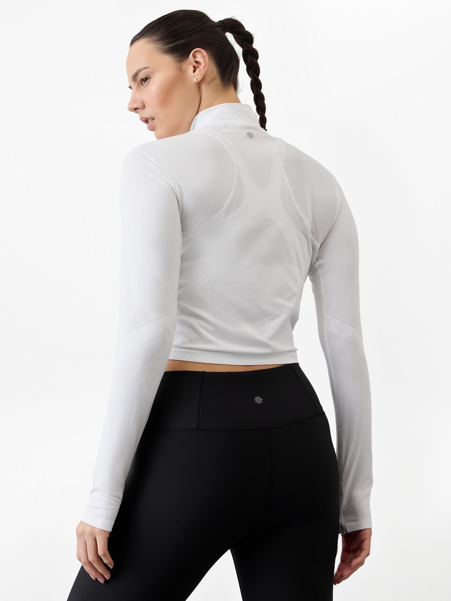 Momentum Seamless Crop Half Zip Product Image