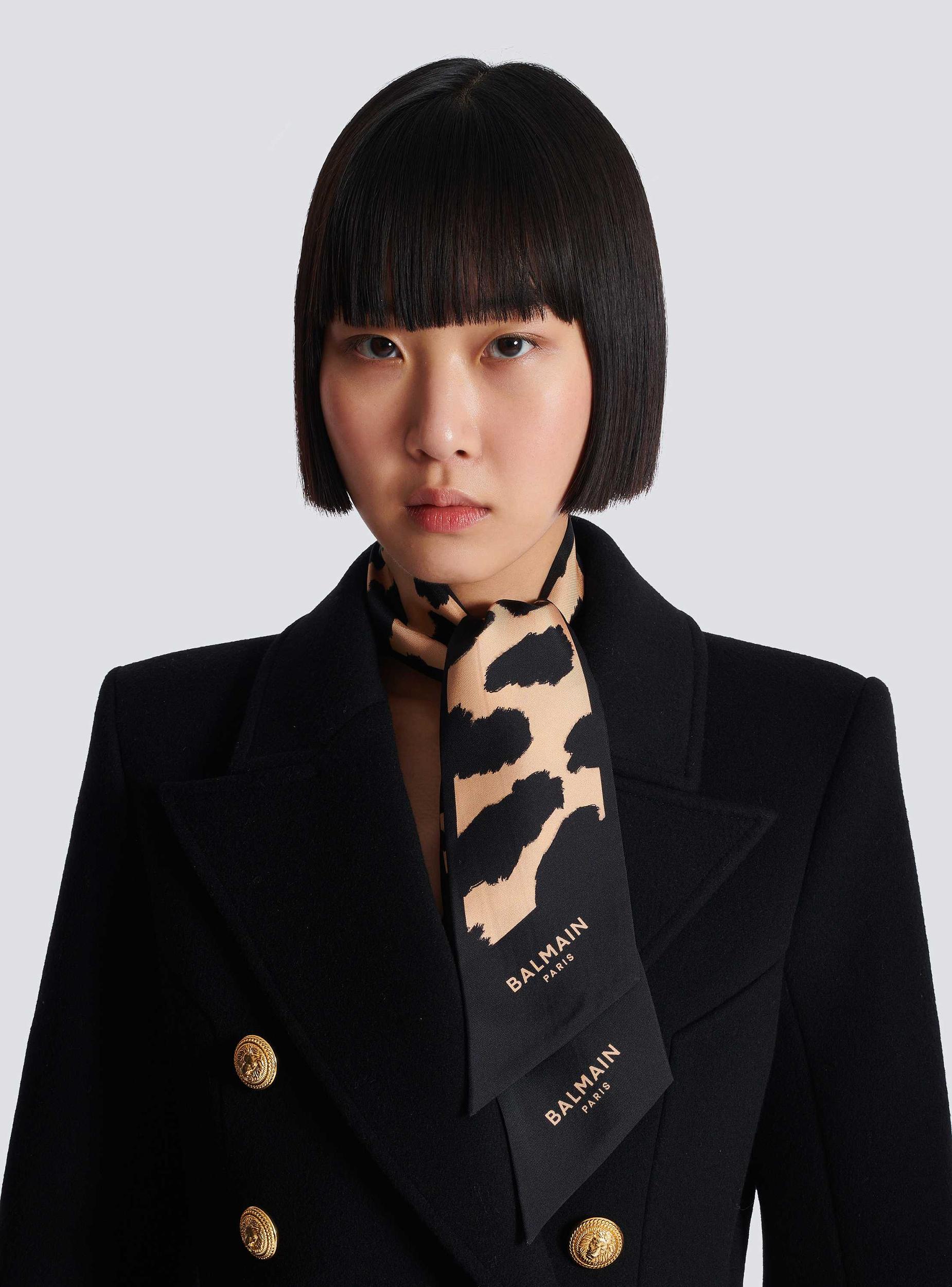 Leopard print silk bandana Product Image