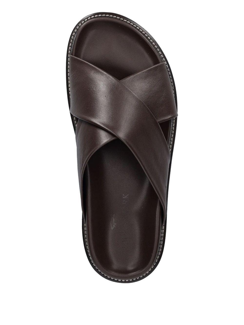 leather slides Product Image