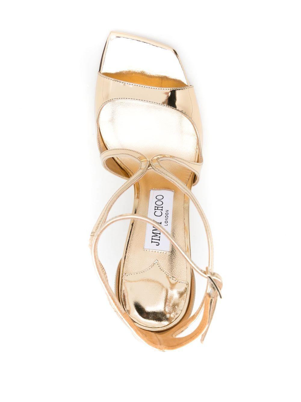 Azia 110mm metallic sandals Product Image