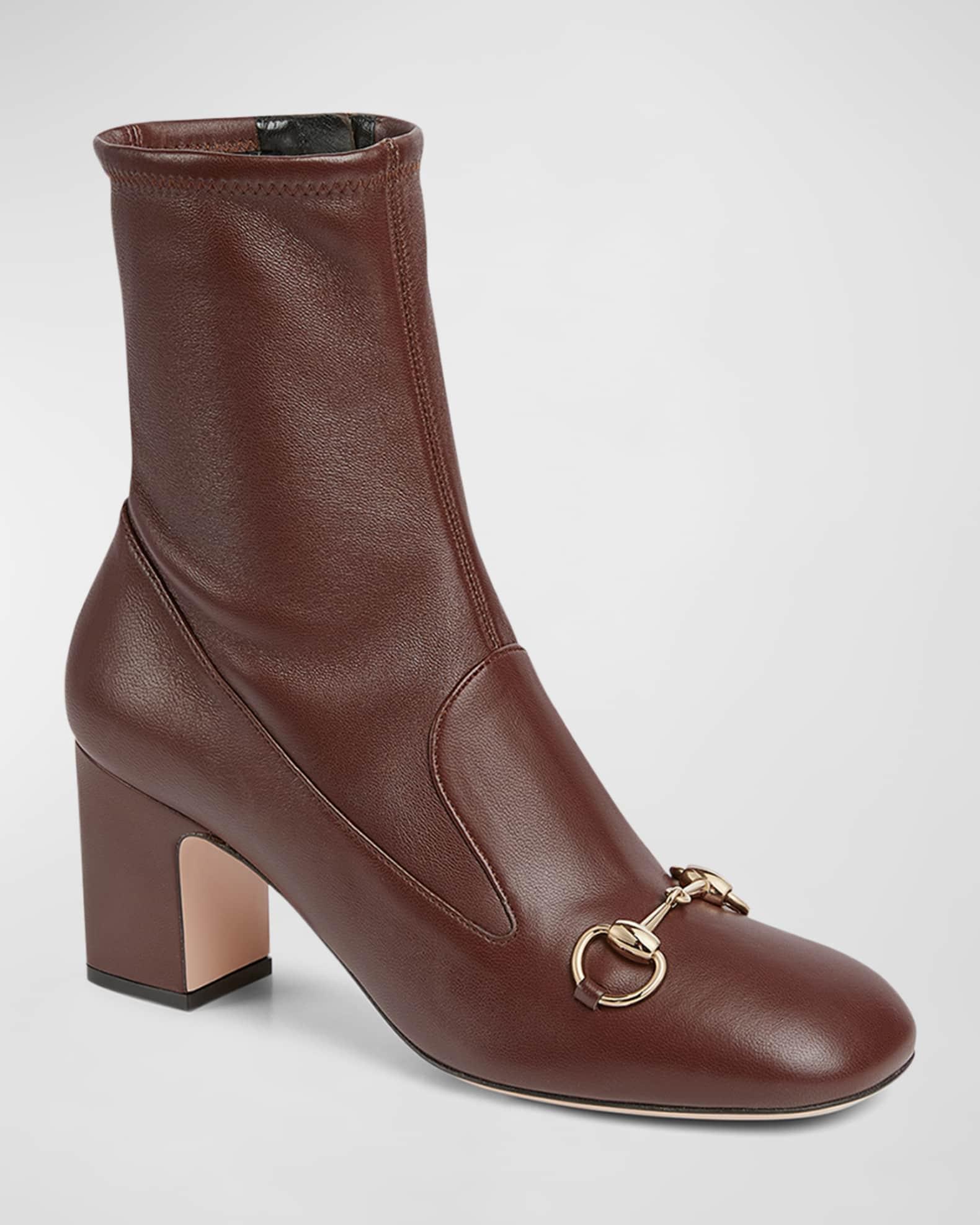 Lady Leather Bit Loafer Booties Product Image