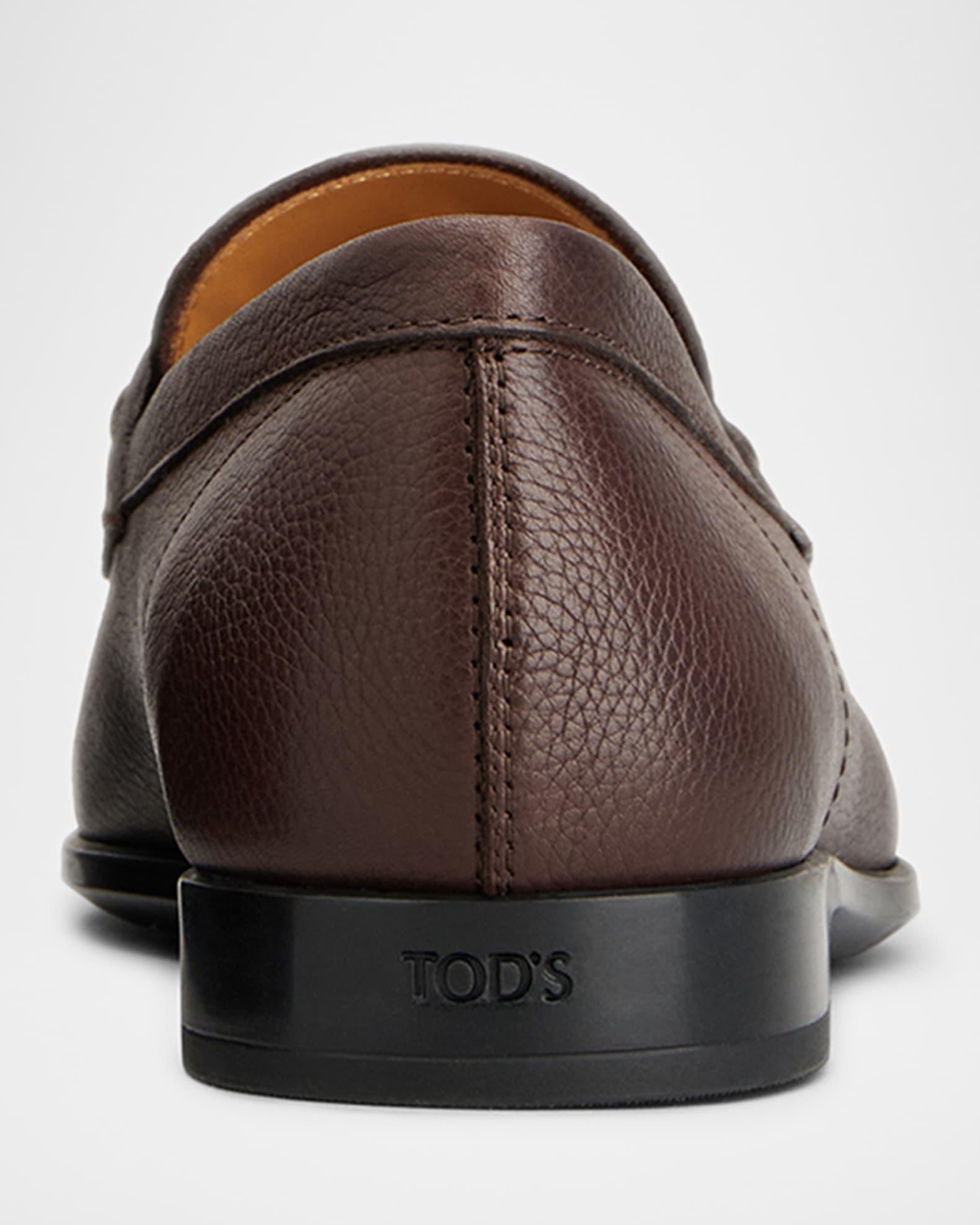 Men's Mocassino Gomma Leggera Leather Penny Loafers Product Image