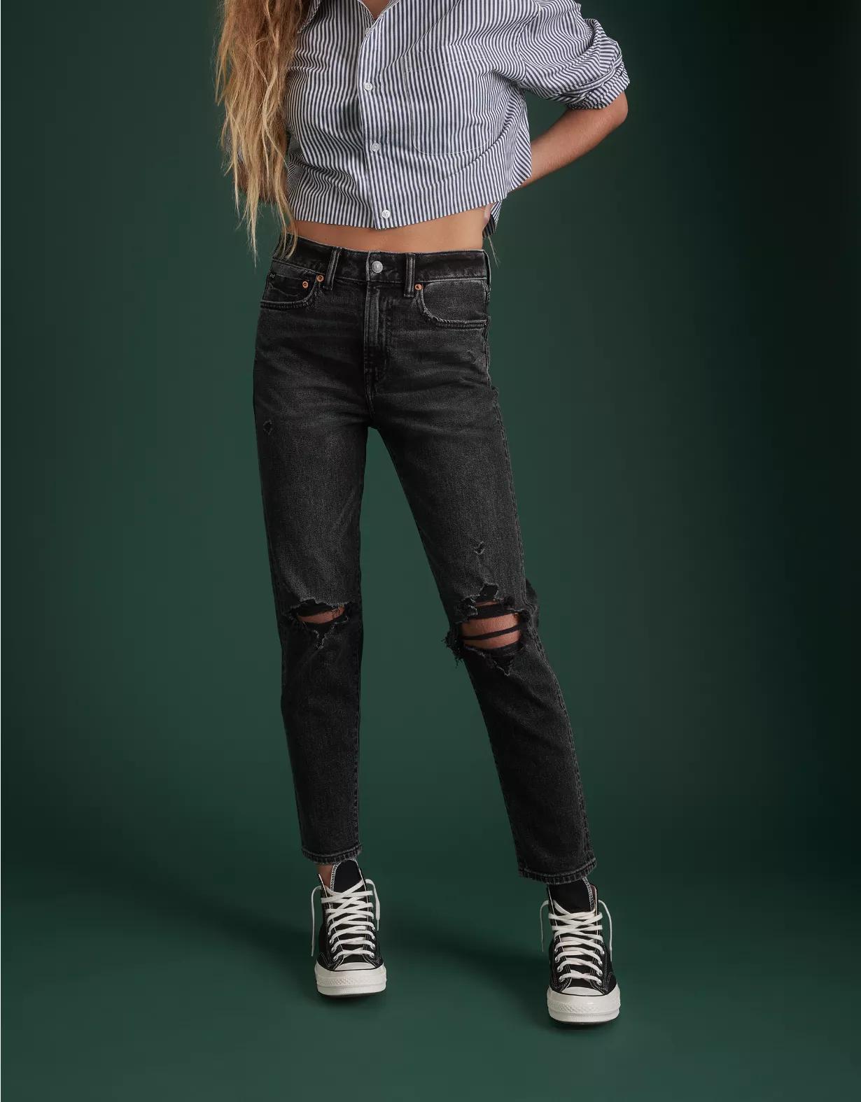 AE77 Premium Mom Jean Product Image