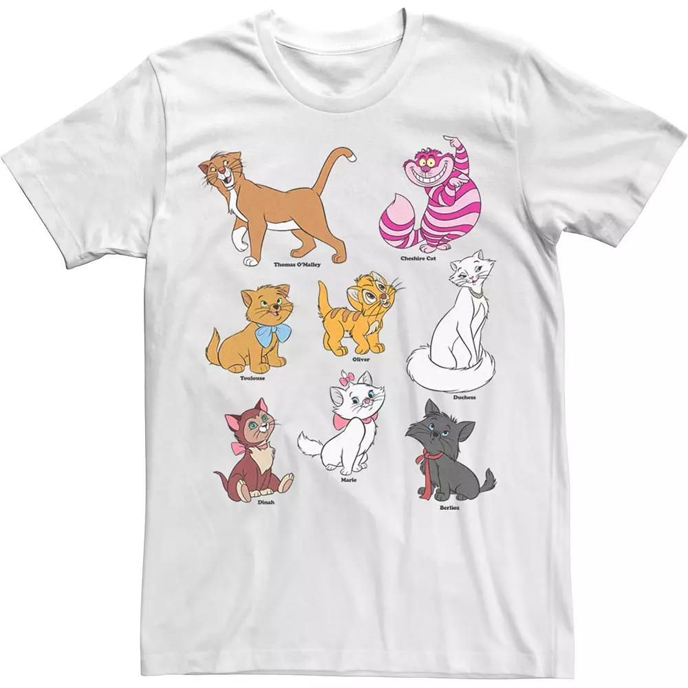 Disney's Mickey And Friends Men's Cats Portraits Tee,  Product Image