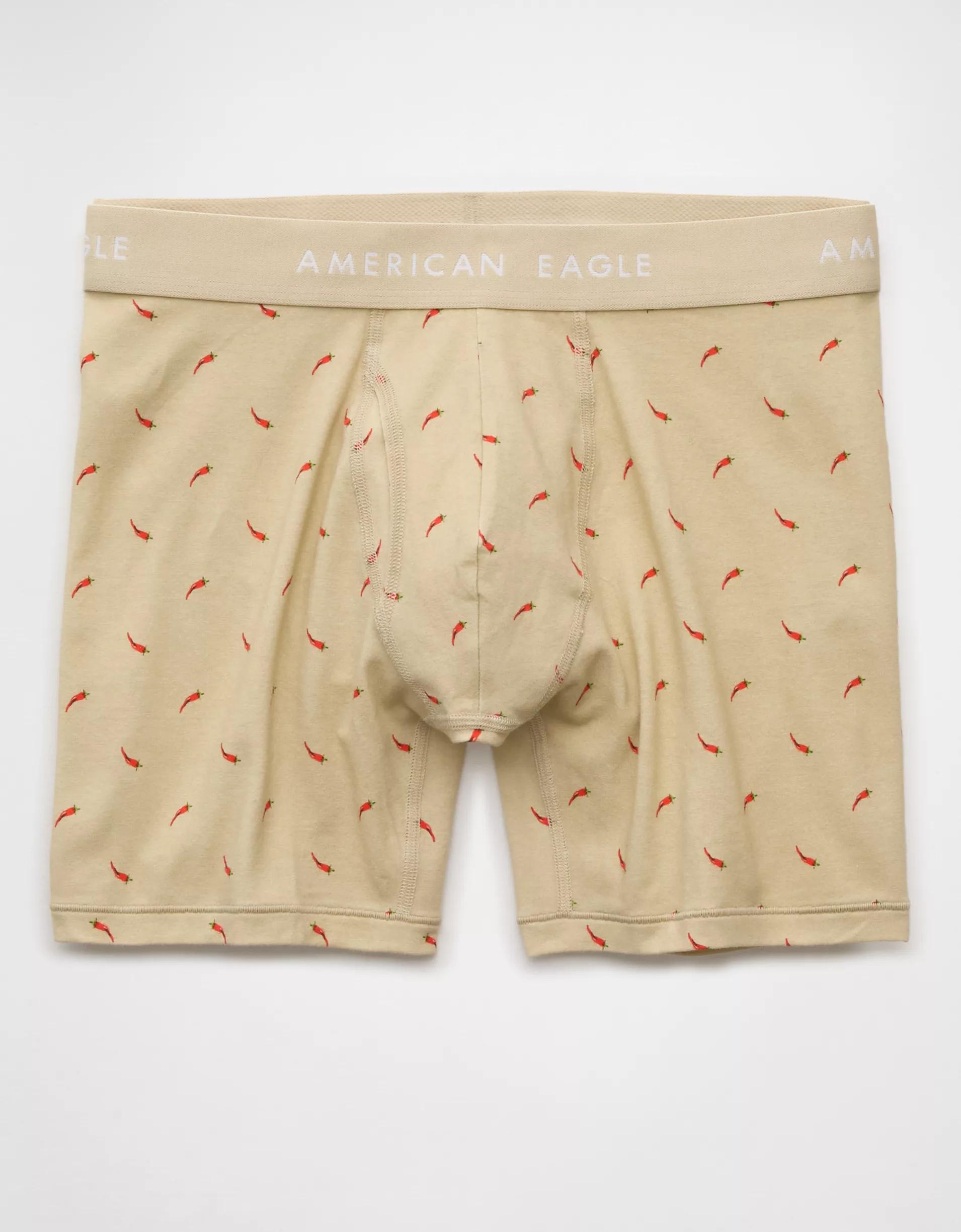 AEO Men's Hot Peppers 6" Classic Boxer Brief Product Image