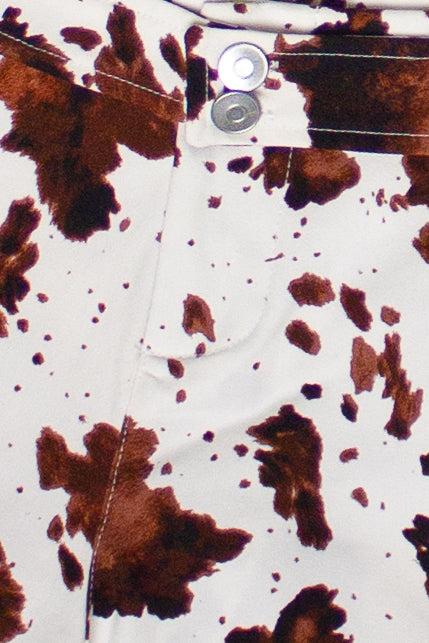 Cow Print Shorts Product Image