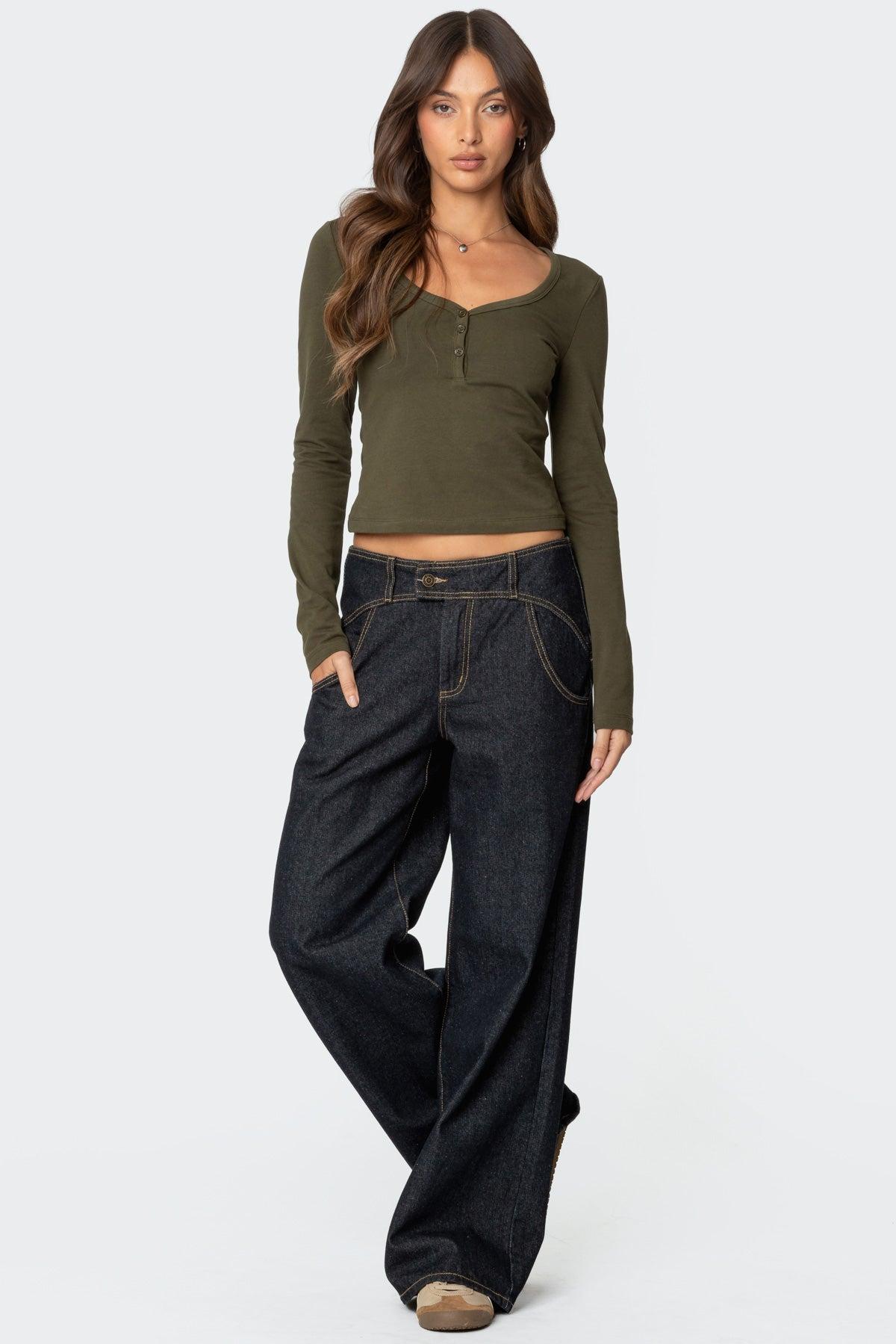 Leah Henley Top Product Image