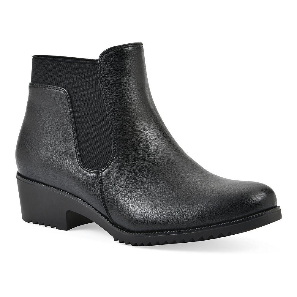 Cliffs by White Mountain Durable Women's Chelsea Boots, Size: 9, Black Smo Product Image