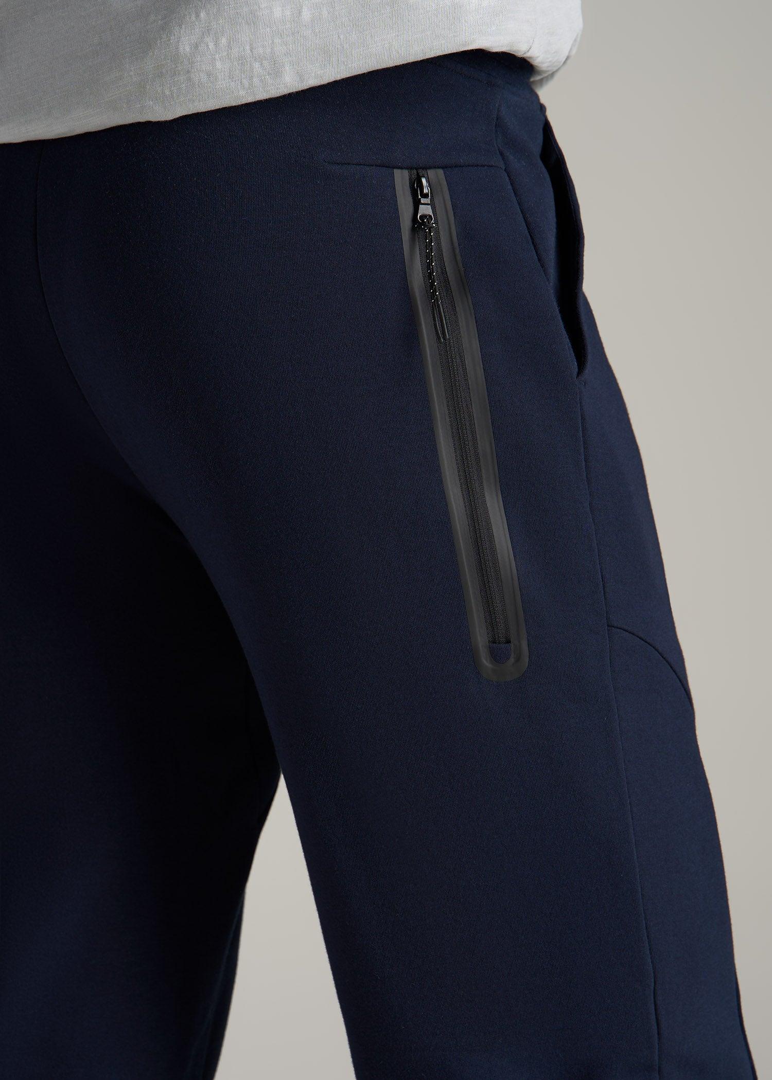 Tech Motion Fleece Joggers for Tall Men in Evening Blue Male Product Image