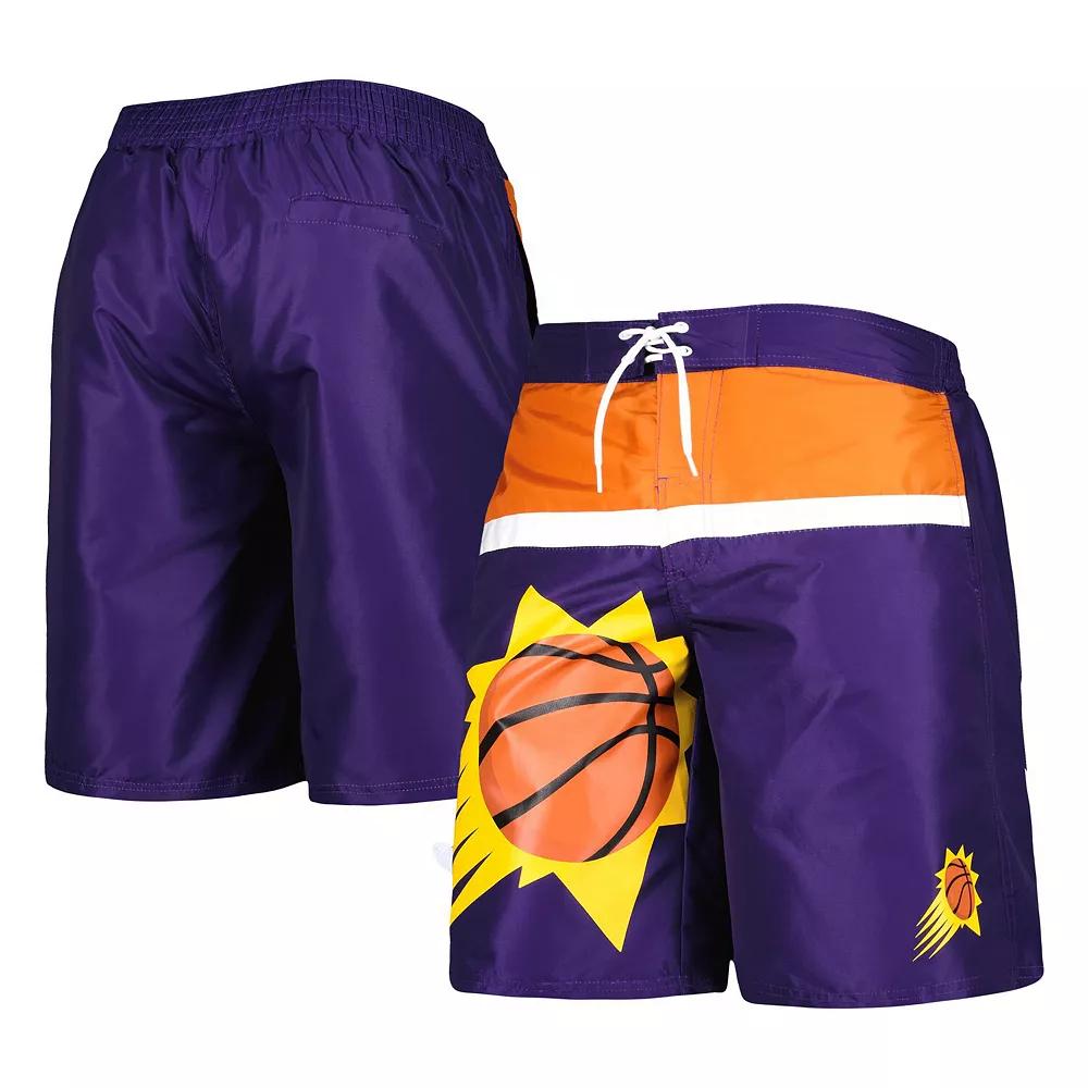 Men's G-III Sports by Carl Banks Purple Phoenix Suns Sea Wind Swim Trunks,  Product Image