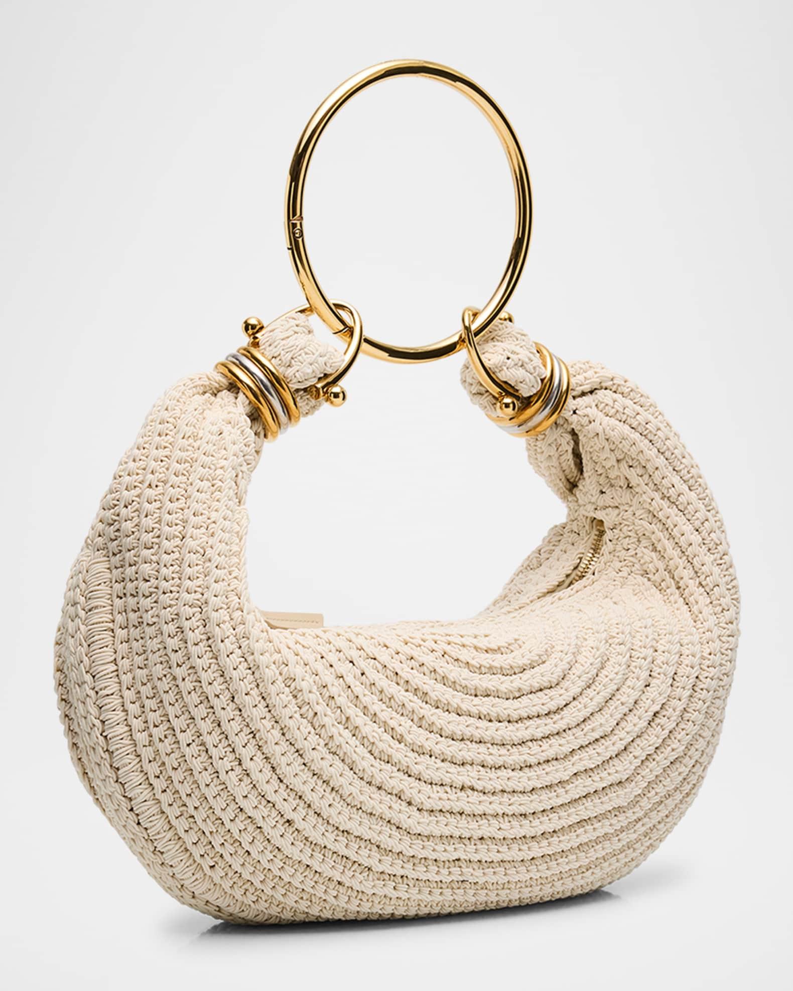 Rounded Crochet Bracelet Hobo Bag Product Image