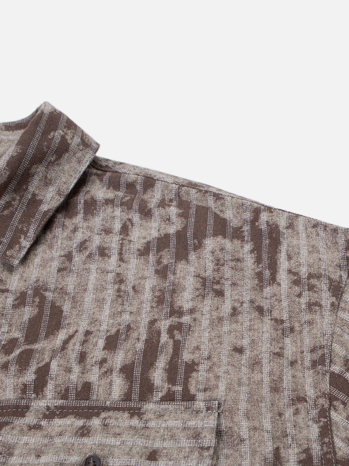 Aelfric Eden Tie Dye Texture Long Sleeve Shirt Product Image