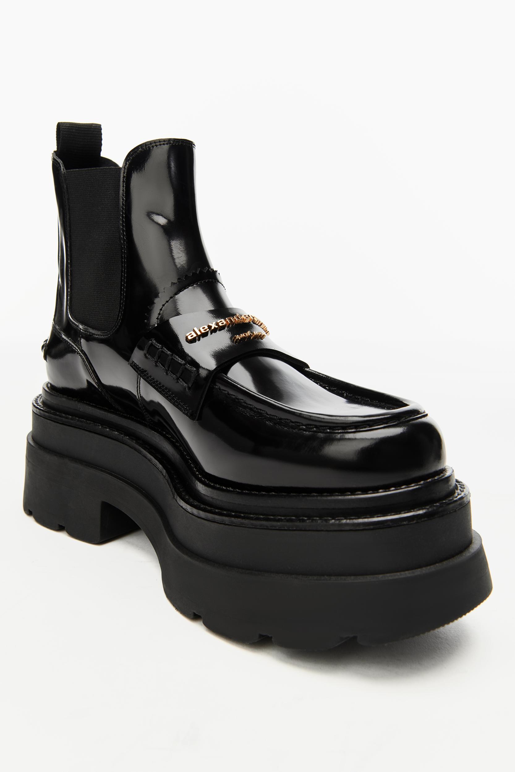 Carter Platform Loafer Boot In Leather Product Image
