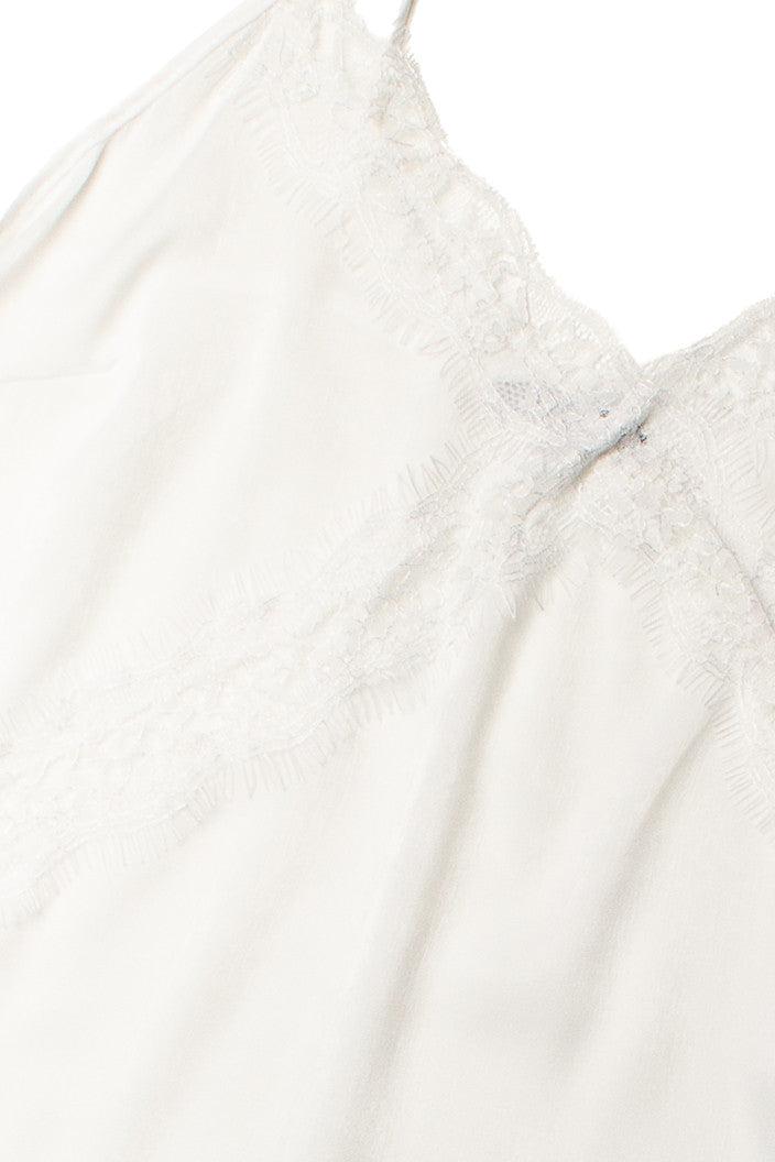 Soft White Midi Slip Dress Product Image