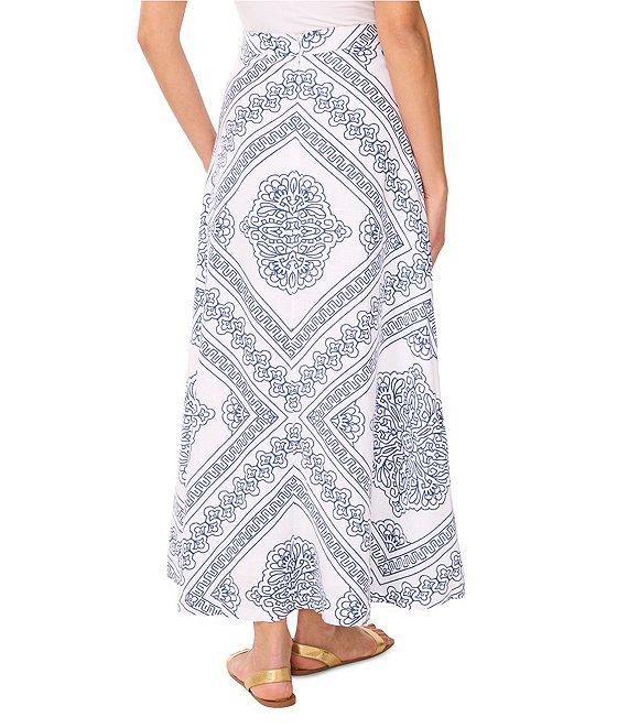 Vince Camuto Printed A Line Maxi Skirt Product Image